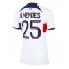 Paris Saint-Germain Nuno Mendes #25 Bortedrakt Kvinner 2023-24 Kortermet